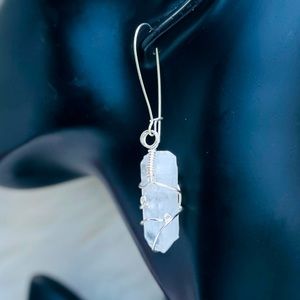 Crystal wire wrapped earrings